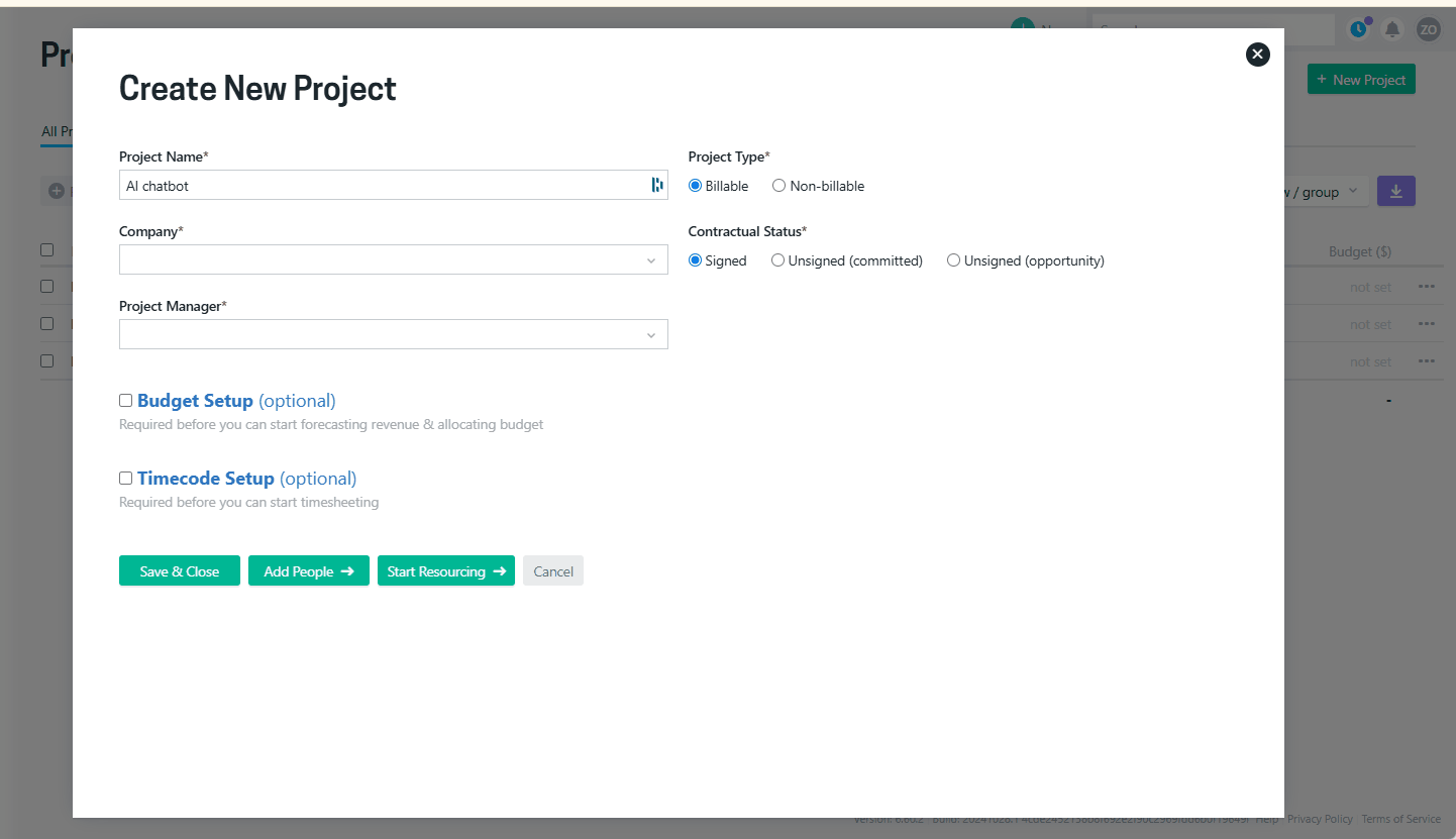 System - custom billable rate cards 2